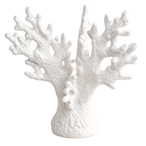 Decorative White Faux Coral Elkhorn
