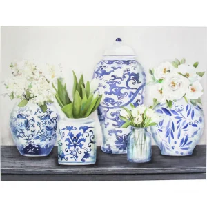 Hamptons Ginger Jar Canvas Art