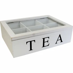 White Tea Bag Organiser