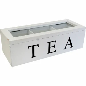 Small White Tea Bag Organiser
