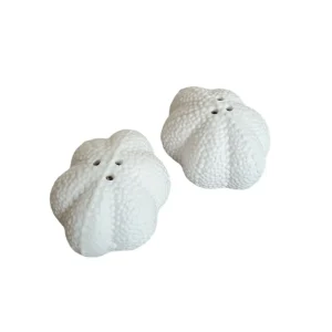 Ceramic Sea Urchin Salt & Pepper Shakers